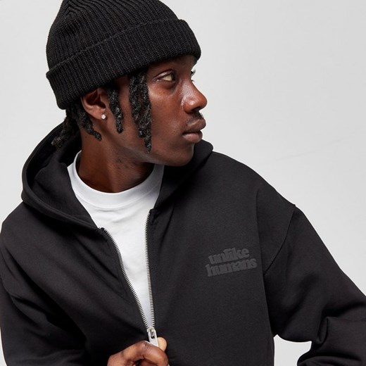 UNLIKE HUMANS BLUZA Z KAPTUREM BUBBLE ZT BLK-BLK SWEATSHIRT ze sklepu JD Sports  w kategorii Bluzy męskie - zdjęcie 178734617