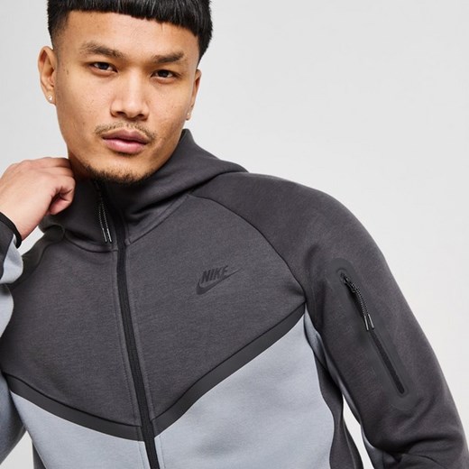 NIKE BLUZA ROZPINANA Z KAPTUREM M NK TCH FLC FZWR ze sklepu JD Sports  w kategorii Bluzy męskie - zdjęcie 178734645