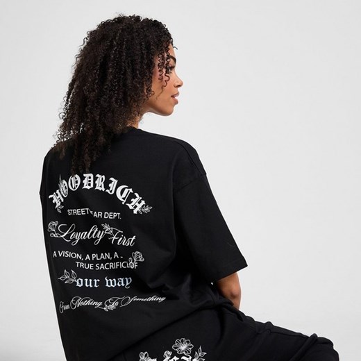 HOODRICH T-SHIRT BLOOM BF TEE BLK ze sklepu JD Sports  w kategorii Bluzki damskie - zdjęcie 178734687