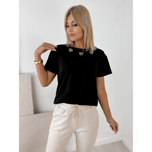 bluzka davina czarna one size ze sklepu UBRA w kategorii Bluzki damskie - zdjęcie 178734857