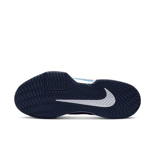 Buty sportowe męskie granatowe Nike zoom na wiosnę sznurowane