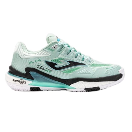Buty do tenisa Joma Slam Lady 2527 TSLALS2527OM zielone ze sklepu ButyModne.pl w kategorii Buty sportowe damskie - zdjęcie 178735636