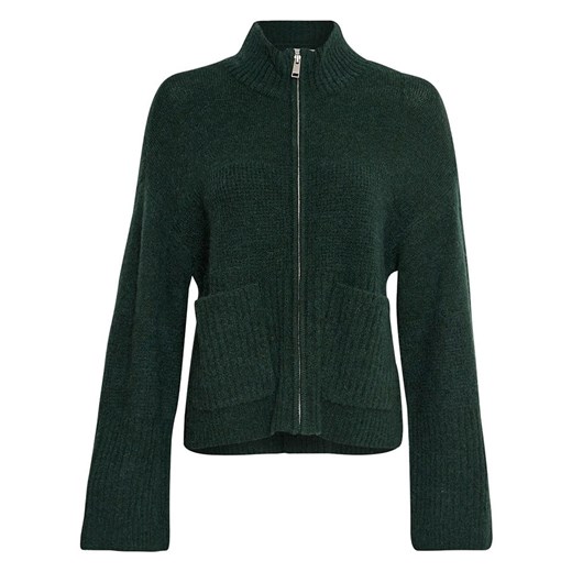 MOSS COPENHAGEN Kardigan &quot;Lediona&quot; w kolorze ciemnozielonym ze sklepu Limango Polska w kategorii Swetry damskie - zdjęcie 178737477