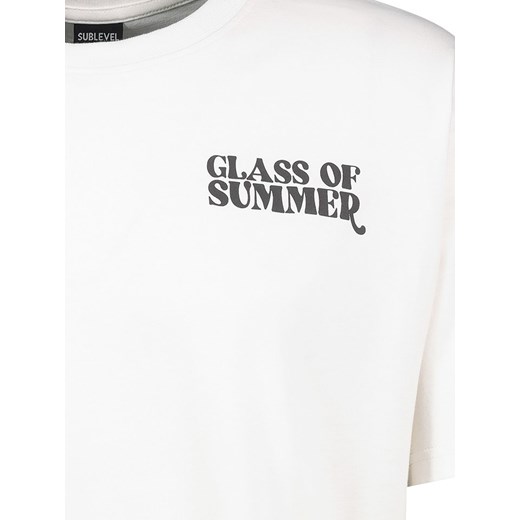 T-shirt męski SUBLEVEL z krótkim rękawem