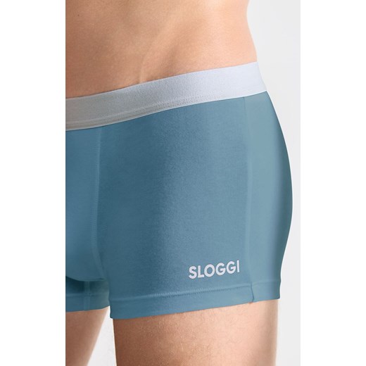 Sloggi 2-pak bokserki męskie GO ABC 2.0 Hipster 10218013-7311, Kolor niebieski, Rozmiar L, Sloggi ze sklepu Intymna w kategorii Majtki męskie - zdjęcie 178737858