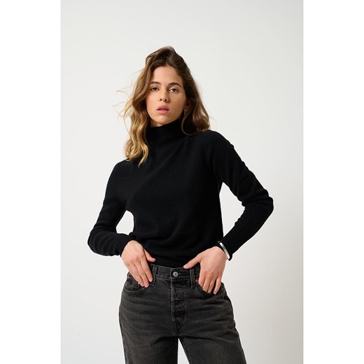 AUTHENTIC CASHMERE Kaszmirowy sweter &quot;Eileen&quot; w kolorze czarnym ze sklepu Limango Polska w kategorii Swetry damskie - zdjęcie 178738046