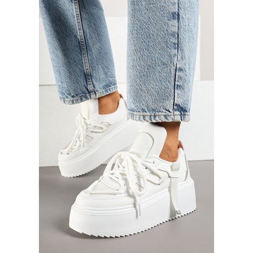 Buty sportowe damskie Renee sneakersy sznurowane