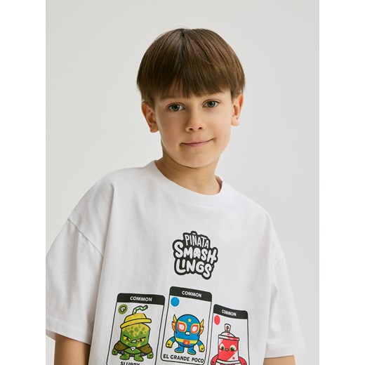 Reserved - T-shirt Pinata Smashlings - biały ze sklepu Reserved w kategorii T-shirty chłopięce - zdjęcie 178739137