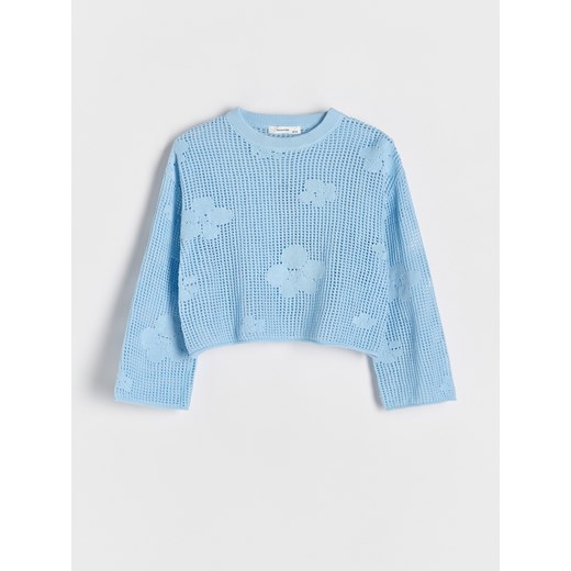 Sweter dziewczęcy Reserved z bawełny 