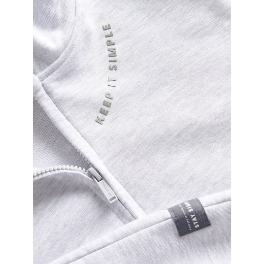 Reserved - Bawełniana bluza z kapturem - jasnoszary Reserved 128 (7-8 lat) Reserved