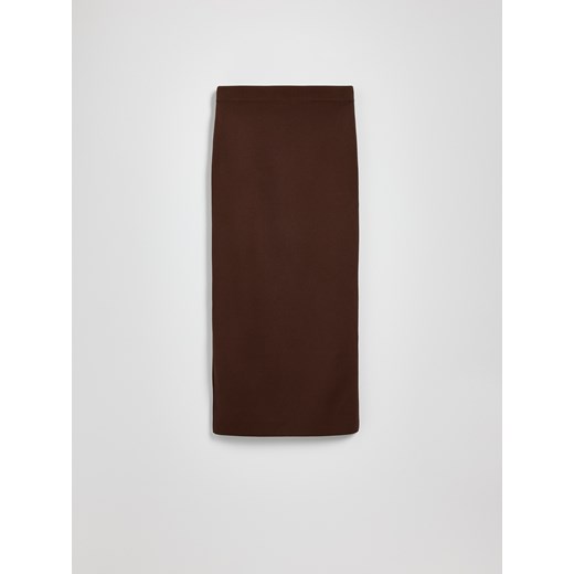 Reserved - Spódnica midi - ciemnobrązowy Reserved S Reserved