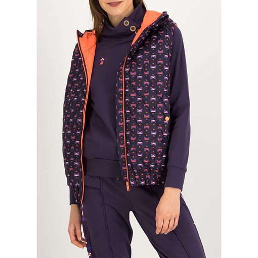 Blutsgeschwister Kamizelka pikowana w kolorze fioletowo-pomarańczowym ze sklepu Limango Polska w kategorii Kamizelki damskie - zdjęcie 178742128