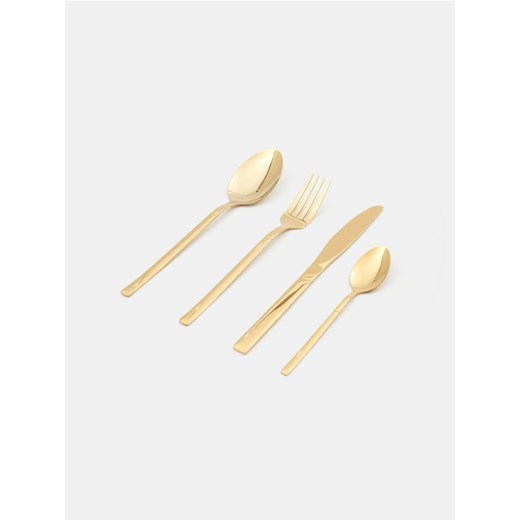 Sinsay - Zestaw sztućców 16 pack - złoty Sinsay One Size Sinsay