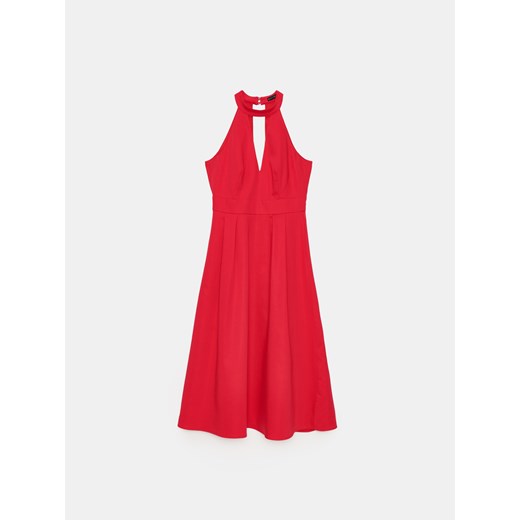 Sukienka Mohito czerwona bez rękawów 