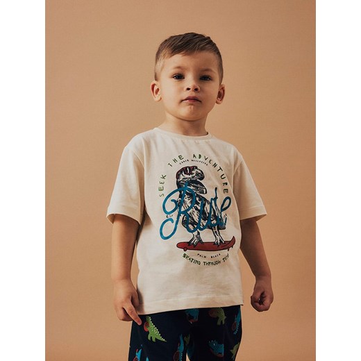Biały t-shirt chłopięce Name It