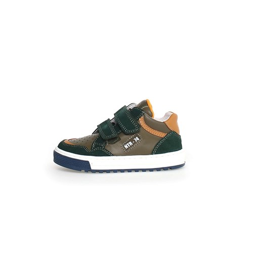 Naturino Skórzane sneakersy &quot;Ariton&quot; w kolorze granatowo-brązowym ze sklepu Limango Polska w kategorii Buty sportowe dziecięce - zdjęcie 178749179