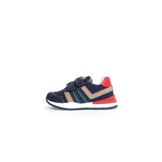 Naturino Skórzane sneakersy &quot;Evon 2&quot; w kolorze granatowo-czerwonym ze sklepu Limango Polska w kategorii Buty sportowe dziecięce - zdjęcie 178749207