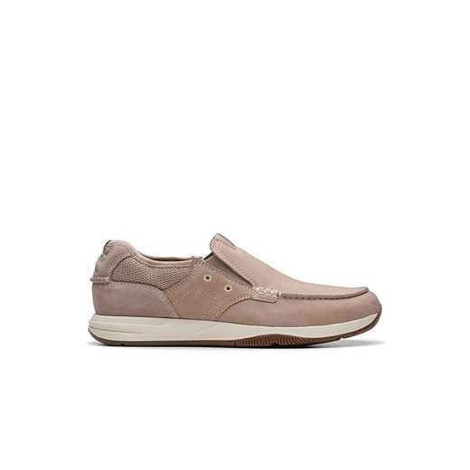 Clarks Skórzane slippersy &quot;Sailview Step&quot; w kolorze beżowym ze sklepu Limango Polska w kategorii Buty sportowe męskie - zdjęcie 178749485
