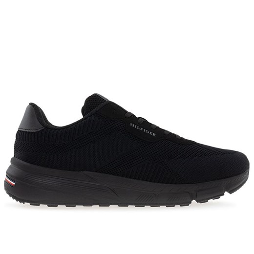 Buty Tommy Hilfiger Lightweight RWB Knit FM0FM05423-BDS - czarne ze sklepu streetstyle24.pl w kategorii Buty sportowe męskie - zdjęcie 178749638