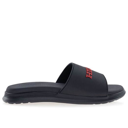 Klapki Tommy Hilfiger Dual Density Hilfiger Pool FM0FM05430-DW5 - granatowe ze sklepu streetstyle24.pl w kategorii Klapki męskie - zdjęcie 178749639