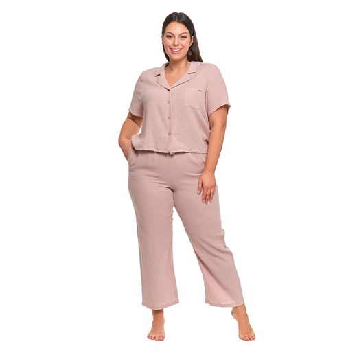 Piżama Moraj PDD5000-008 beige ze sklepu kontri.pl w kategorii Piżamy damskie - zdjęcie 178751267