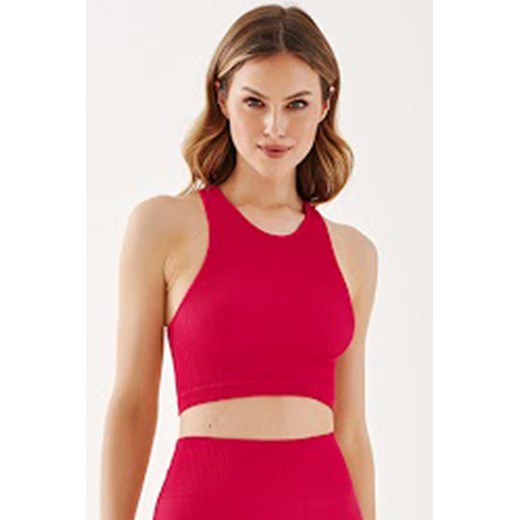Top Gabriella Halter Rib Code 1203 raspberry ze sklepu kontri.pl w kategorii Biustonosze - zdjęcie 178752287