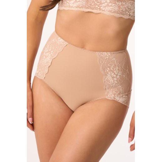 Wysokie figi Babell BBL 204 beige ze sklepu kontri.pl w kategorii Majtki damskie - zdjęcie 178753495