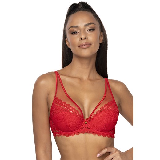 Biustonosz push-up Mat 0198/11 Estelle czerwony ze sklepu kontri.pl w kategorii Biustonosze - zdjęcie 178753598
