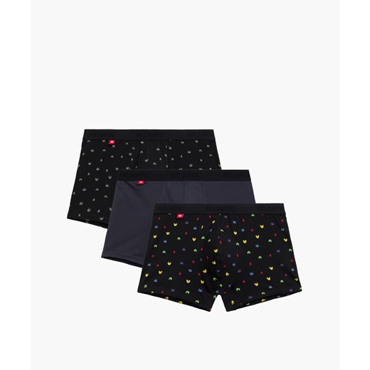 Bokserki Atlantic 3MH-054 3-pack czarny/grafitowy/czarny ze sklepu kontri.pl w kategorii Majtki męskie - zdjęcie 178754259