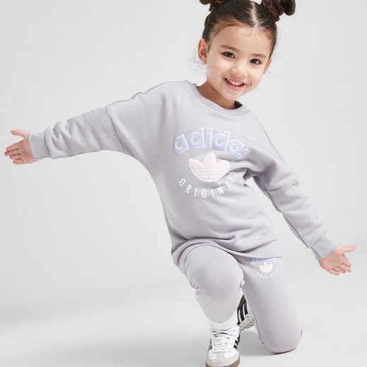 ADIDAS KOMPLET (G)VAR HD/LEG SUIT GRY G ze sklepu JD Sports  w kategorii Komplety dziewczęce - zdjęcie 178754637