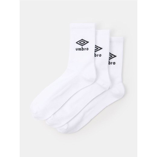 Sinsay - Skarpetki 3 pack Umbro - biały Sinsay 43/46 Sinsay