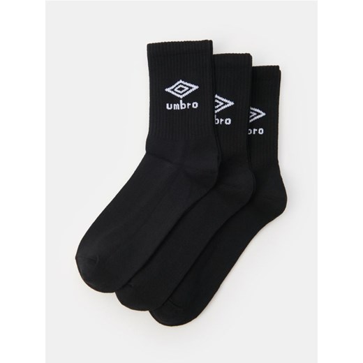 Sinsay - Skarpetki 3 pack Umbro - czarny ze sklepu Sinsay w kategorii Skarpetki męskie - zdjęcie 178755186