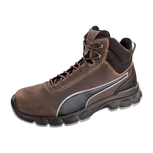 Buty Puma Cordur Brown Mid M MLI-S14B9 ciemno brązowy brązowe ze sklepu ButyModne.pl w kategorii Buty sportowe męskie - zdjęcie 178756268