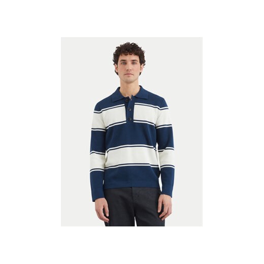 Marc O'Polo Polo 522 5042 60048 Granatowy Regular Fit ze sklepu MODIVO w kategorii T-shirty męskie - zdjęcie 178757646