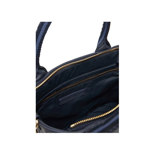 Tommy Hilfiger Torebka Th Logotape Mini Tote AW0AW17201 Granatowy Tommy Hilfiger uniwersalny MODIVO