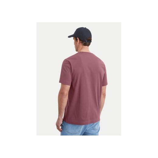 T-shirt męski fioletowy Marc O'Polo casualowy 