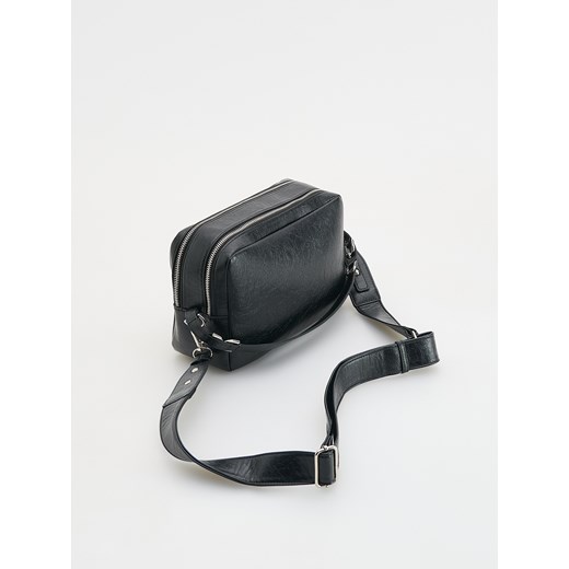 Reserved - Torebka kuferek z paskiem - czarny Reserved ONE SIZE Reserved