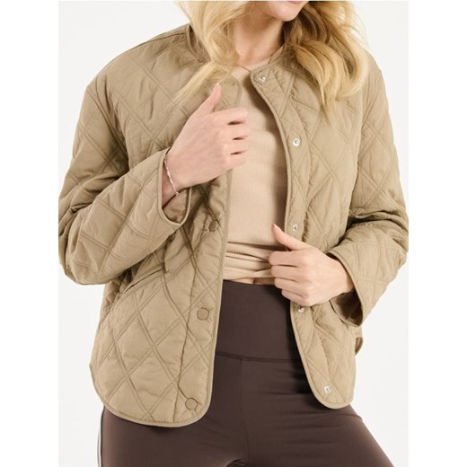 Sinsay - Pikowana kurtka - khaki ze sklepu Sinsay w kategorii Kurtki damskie - zdjęcie 178762309