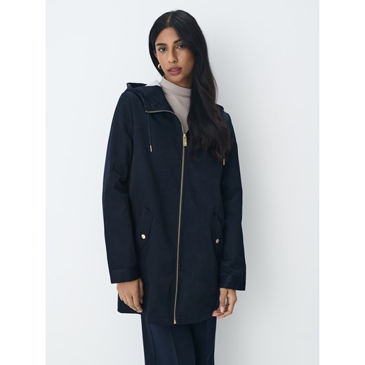 Mohito - Kurtka parka basic - granatowy ze sklepu Mohito w kategorii Parki damskie - zdjęcie 178762969