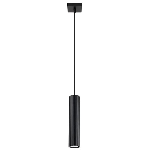 Czarna pojedyńcza sufitowa lampa wisząca T8-C93 ze sklepu Edinos.pl w kategorii Lampy sufitowe - zdjęcie 178768038