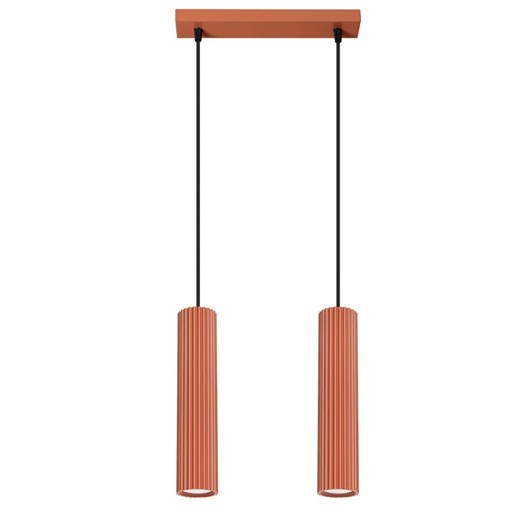 Czerwona loftowa lampa wisząca B2-B70 ze sklepu Edinos.pl w kategorii Lampy sufitowe - zdjęcie 178768049