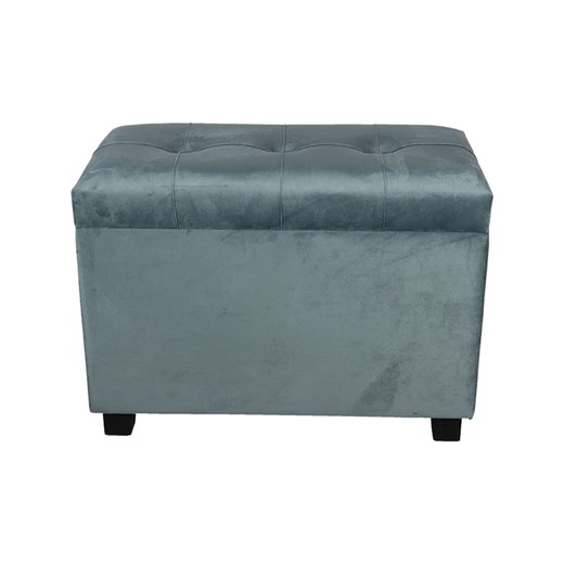 Clayre &amp; Eef Hocker-schowek w kolorze morskim - 60 x 43 x 36 cm ze sklepu Limango Polska w kategorii Pufy i siedziska - zdjęcie 178768549