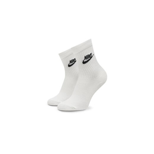 Nike Zestaw 3 par wysokich skarpet damskich DX5025 Biały Nike S MODIVO