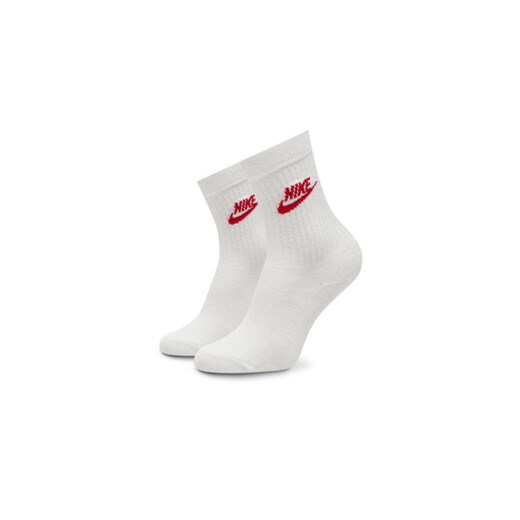 Nike Zestaw 3 par wysokich skarpet damskich DX5025 Biały Nike S MODIVO