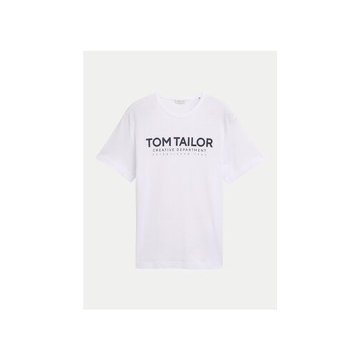 Tom Tailor T-Shirt 1045940 Biały Regular Fit Tom Tailor XL MODIVO