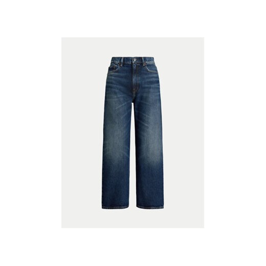 Polo Ralph Lauren Jeansy 211969378001 Granatowy Wide Leg Polo Ralph Lauren 28 MODIVO