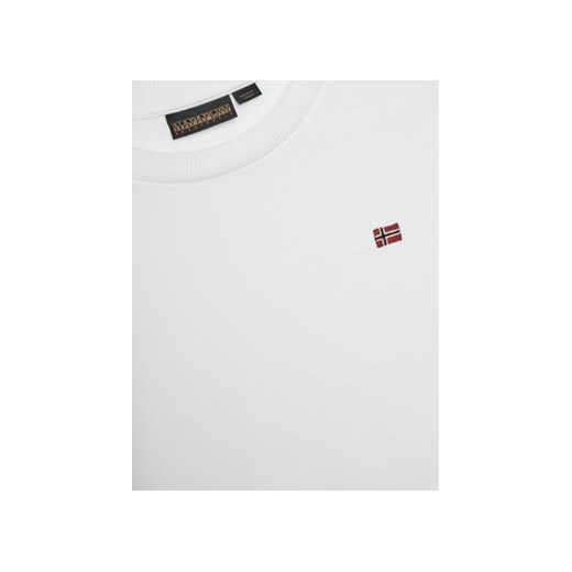 Napapijri Bluza Balis C 1 NP0A4G4L0021 S Biały Regular Fit Napapijri 10Y MODIVO