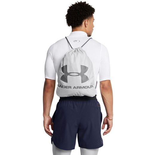 Plecak - worek Under Armour Ozsee Sackpack - szary ze sklepu Sportstylestory.com w kategorii Plecaki - zdjęcie 178774928