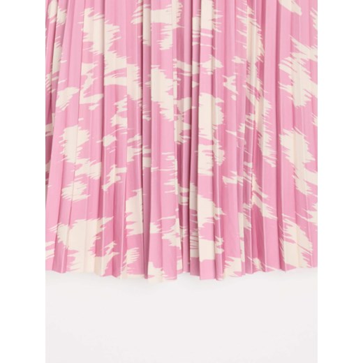 Sinsay - Spódnica midi plisowana - różowy Sinsay XS Sinsay