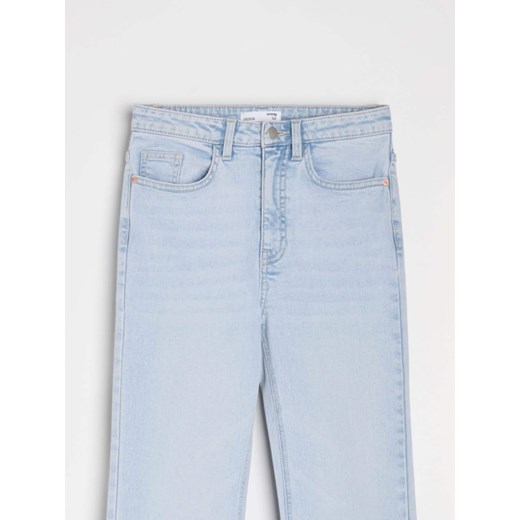Sinsay - Jeansy flare - niebieski Sinsay 40 Sinsay
